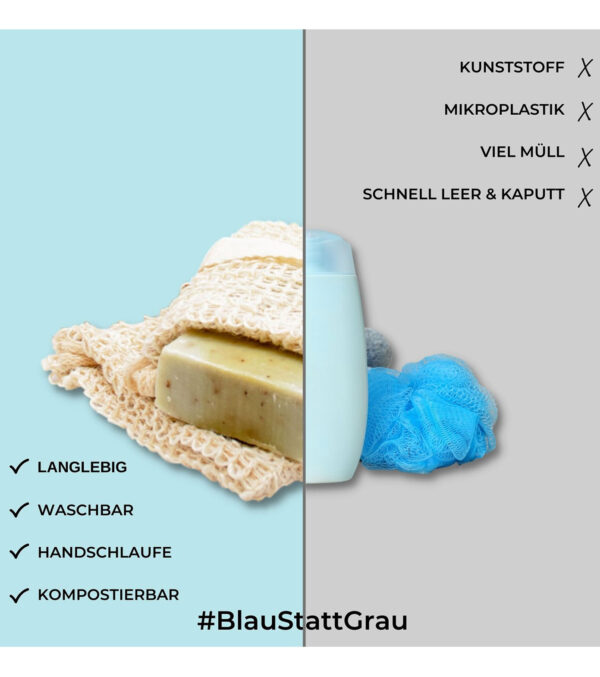 Sisal Seifensäckchen 2er-Pack – Bild 4