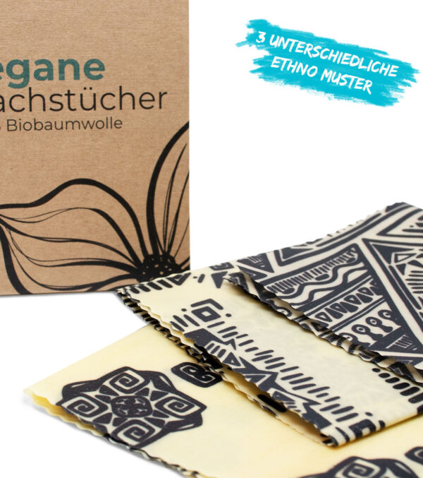 Pflanzenwachstücher Ethno im 3er-Pack – Bild 7