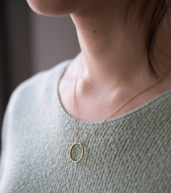 Necklace Single Shape Circle - Image 2