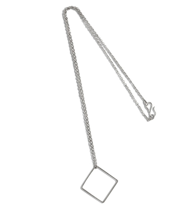Necklace Single Shape Square - Image 2