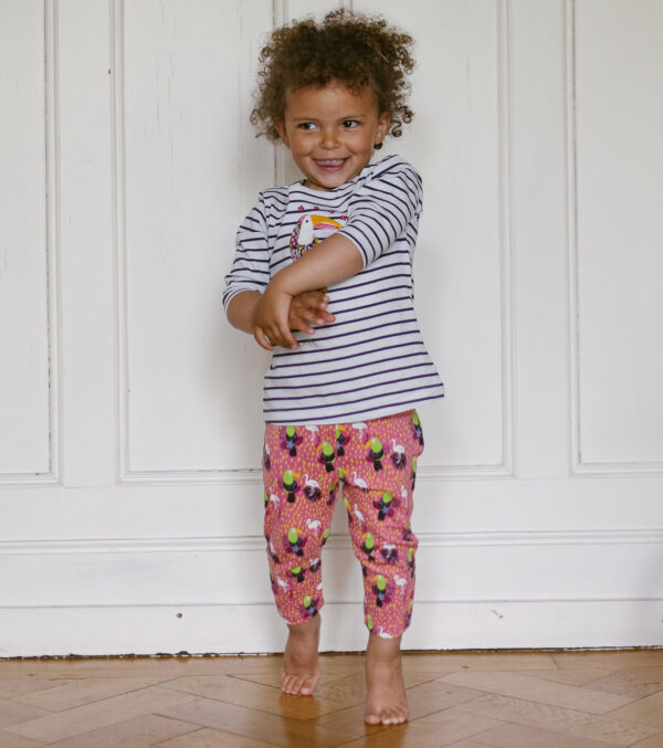 Colorful three-quarter length Leggings - Image 3