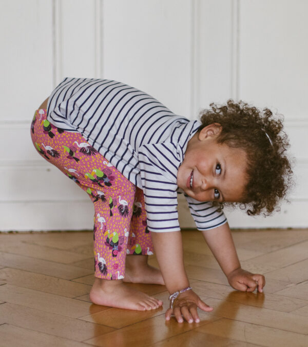 Colorful three-quarter length Leggings - Image 2