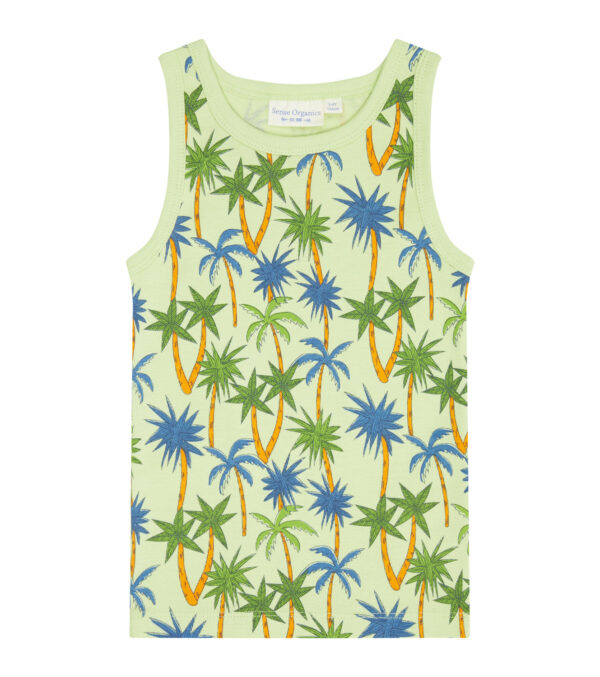 Boys vest with Palm trees