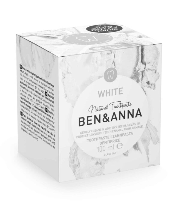 Zahnpasta im Glas, White, 100 ml – Bild 2