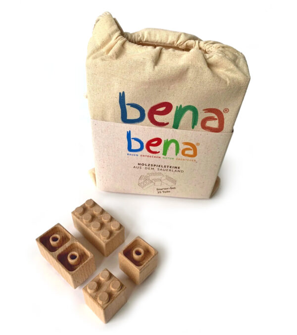 Wooden Building Blocks Starter set 35 Pieces - Image 6