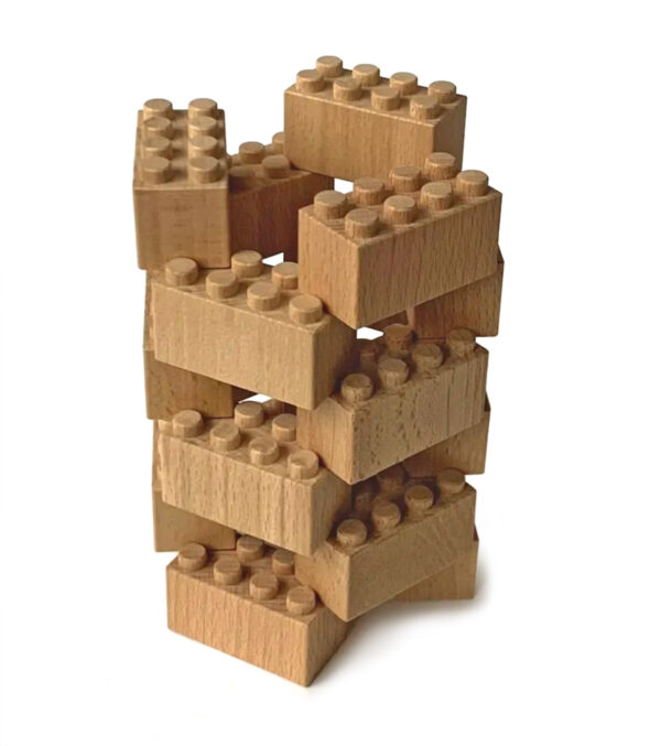 Wooden Building Blocks Starter set 35 Pieces - Image 5