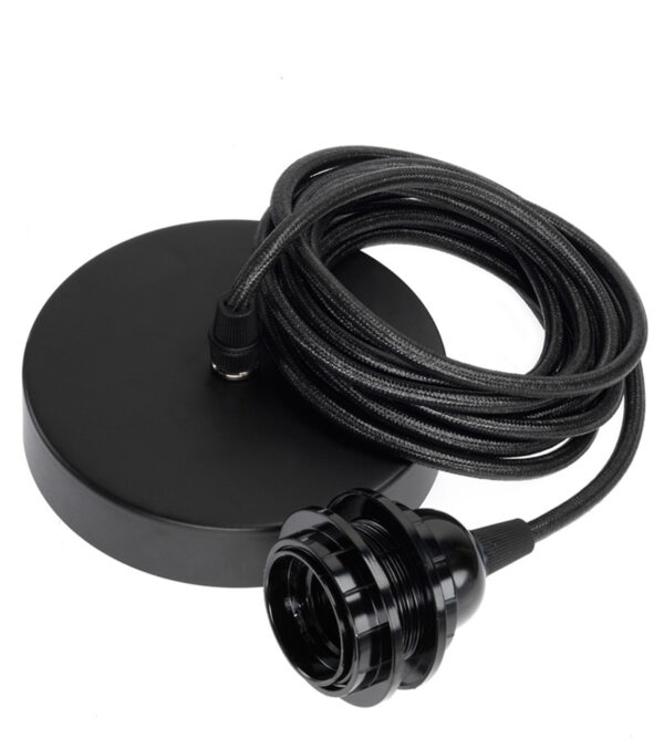 Fitting Lamps Ceiling black