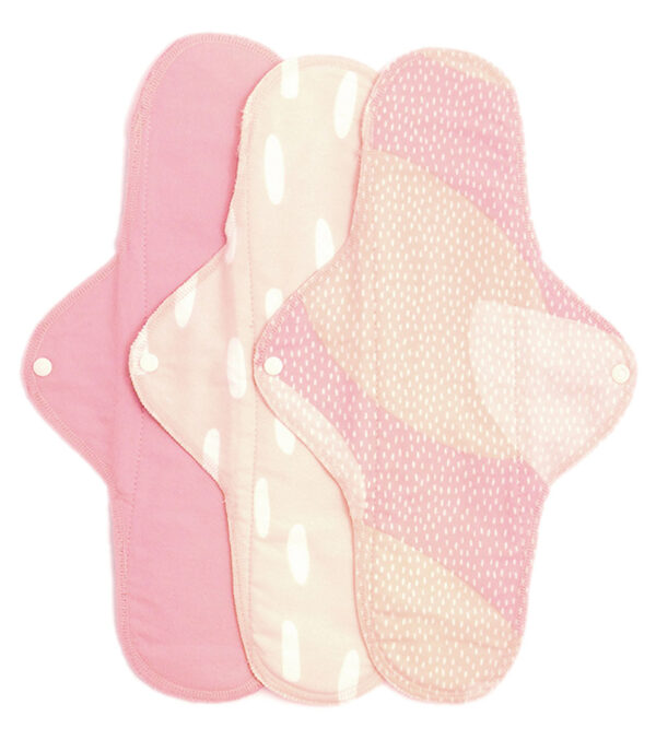 3-pack Cotton Sanitary Pads, Pink Sprinkle - Image 3