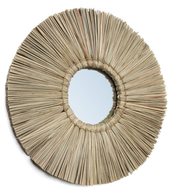 The Alang Alang Mirror Ø 35 cm natural - Image 3