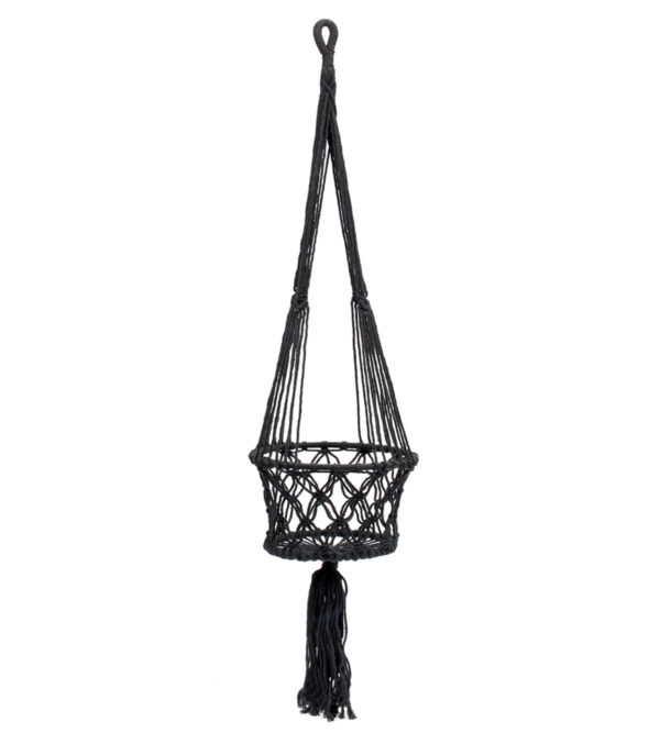 Macramé Plant Hanger black