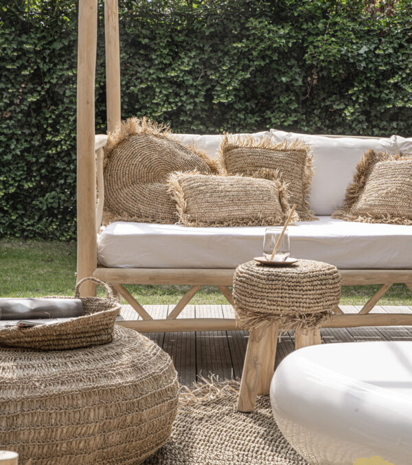 Cushion Cover Raffia 40 x 40 cm - Image 2