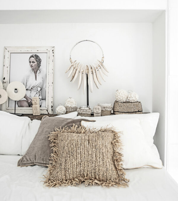 Cushion Cover Raffia 40 x 40 cm - Image 5
