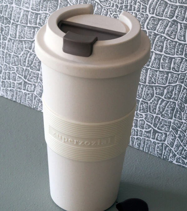 Coffee to-go Becher weiß – Bild 6