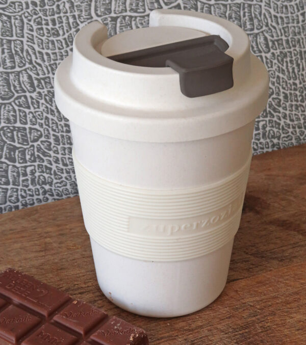 Coffee to-go Becher weiß – Bild 2