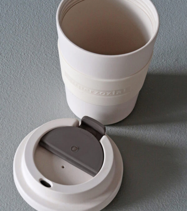 Coffee to-go Becher weiß – Bild 4