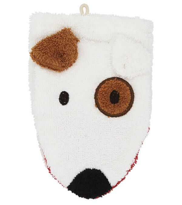 Flauschiger Waschlappen Hund