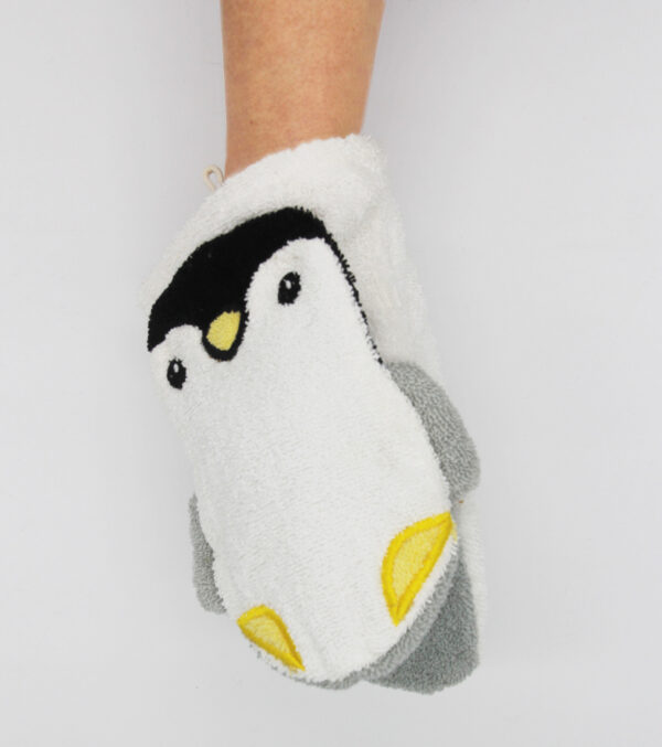 Flauschiger Waschlappen Pinguin – Bild 2