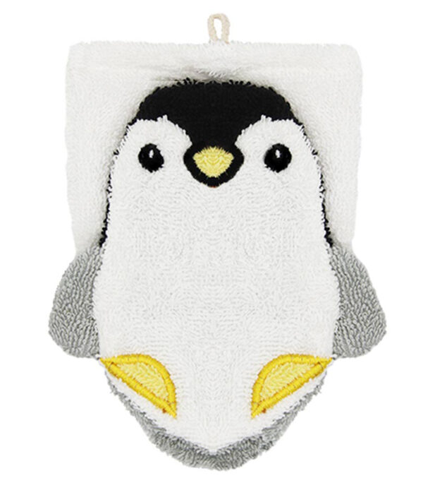 Flauschiger Waschlappen Pinguin