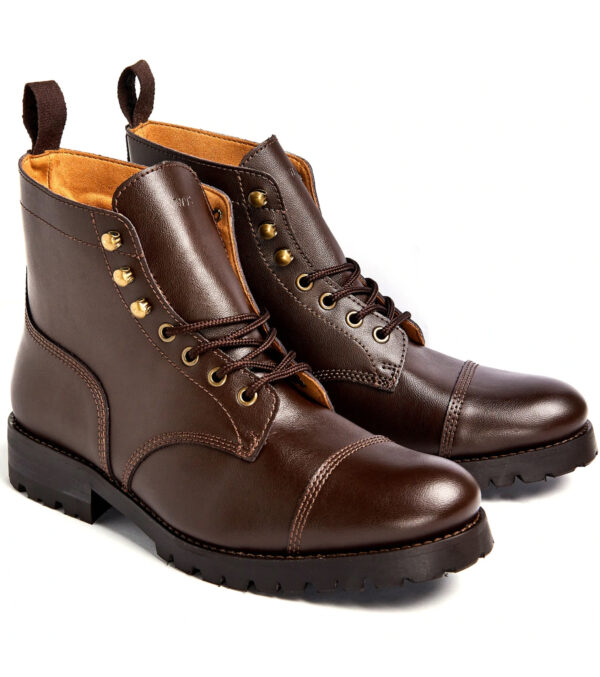 Work Boots dark brown - Image 4