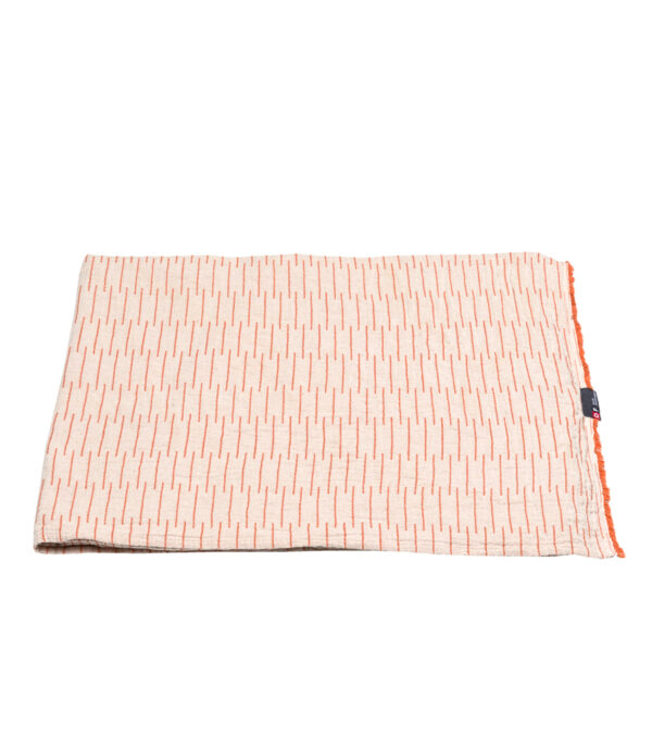 Leinenplaid Tagesdecke Streifen 110 x 170 cm – Bild 8