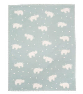 Babydecke 75 x 100, Nashörner – Bild 5