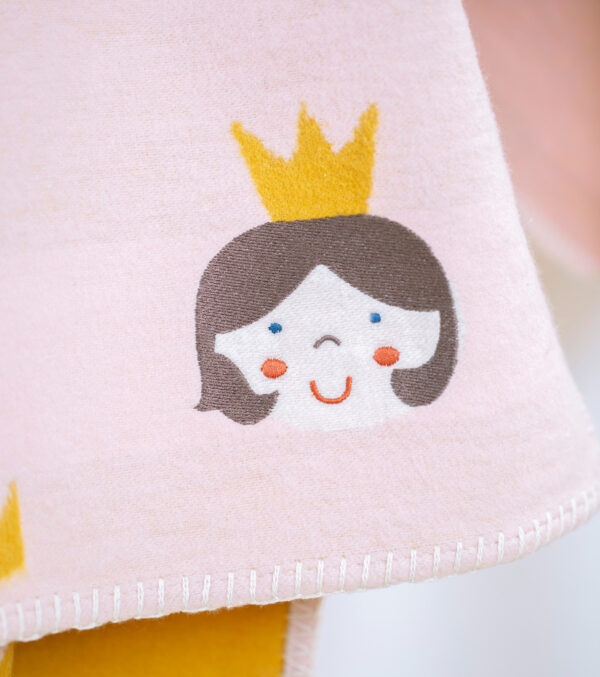 Baby blanket 75 x 100, Pricess - Image 3