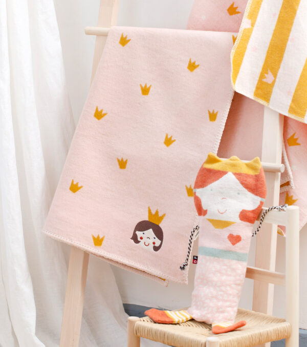 Baby blanket 75 x 100, Pricess - Image 2