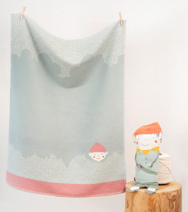 Babydecke 75 x 100, Elf – Bild 2