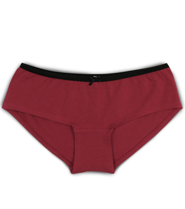 Ladies Hipsters 2-pack burgundy - Image 5