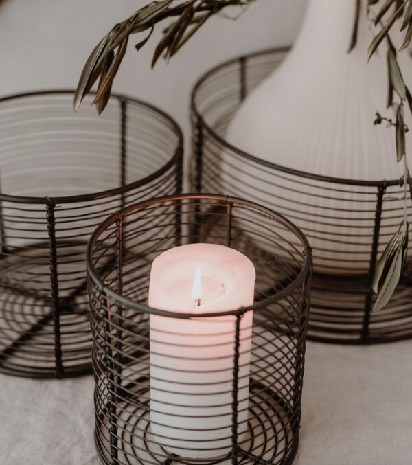 Wire Basket round in a set of 3 - Image 3