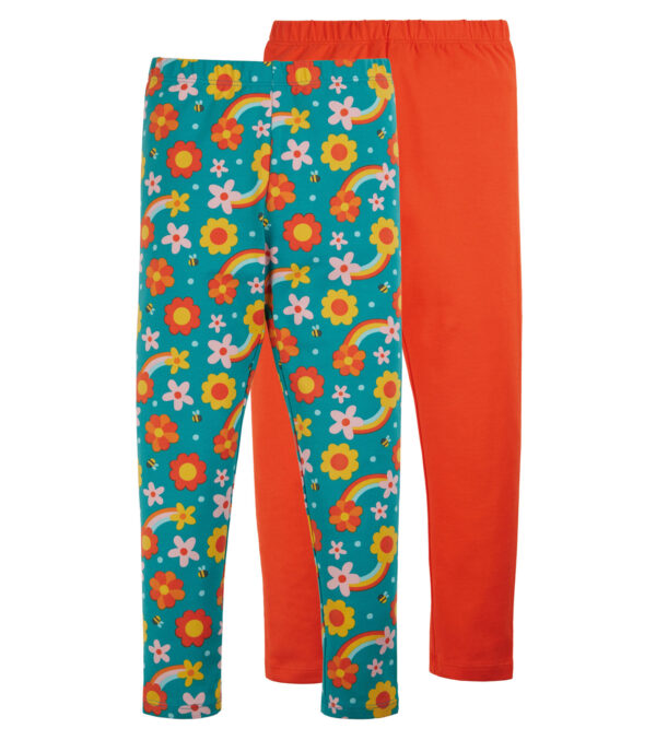 Bunte Mädchen Leggings im 2er-Pack, Dahlia Skies – Bild 4
