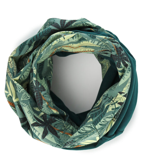 Loop made of light Sweat, Jungle petrol