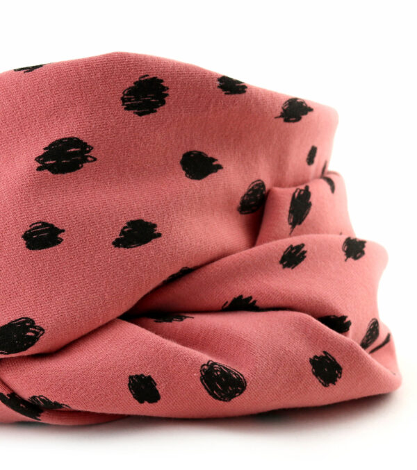 Loop made of light Sweat, Dots rose - Image 2