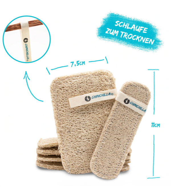 Luffa Spülschwämme im 7er-Pack – Bild 5