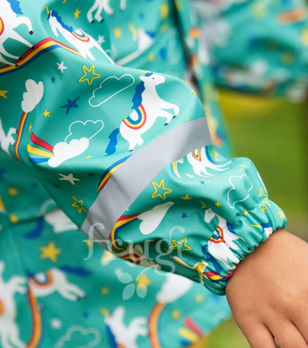 Waterproof Kid's Rain Jacket Unicorns - Image 3