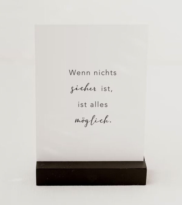 Spruchkarte A6, Alles möglich – Bild 3