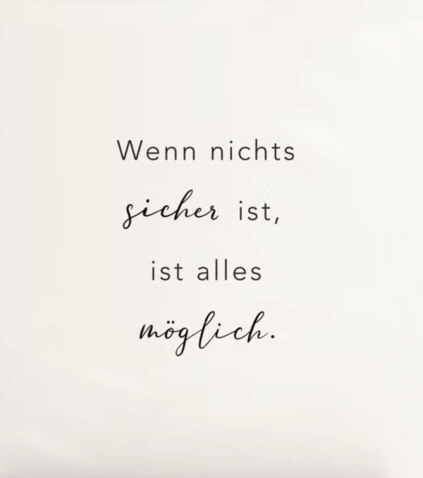 Spruchkarte A6, Alles möglich – Bild 2