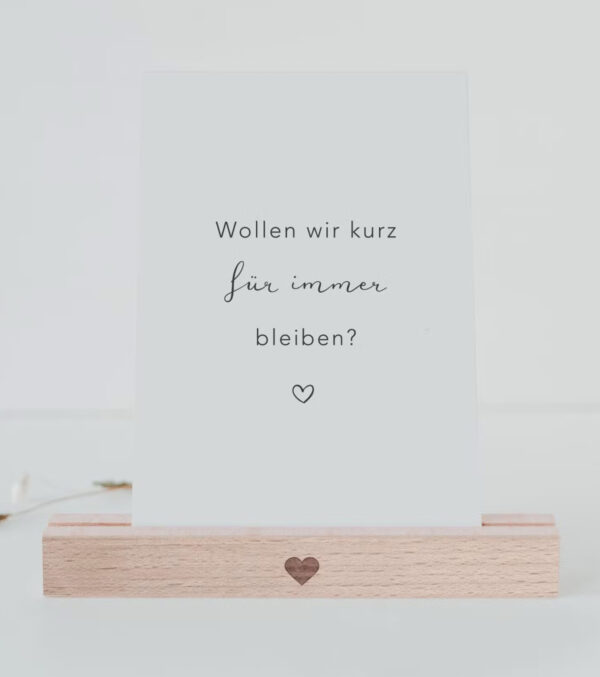 Spruchkarte A6, Für immer – Bild 3