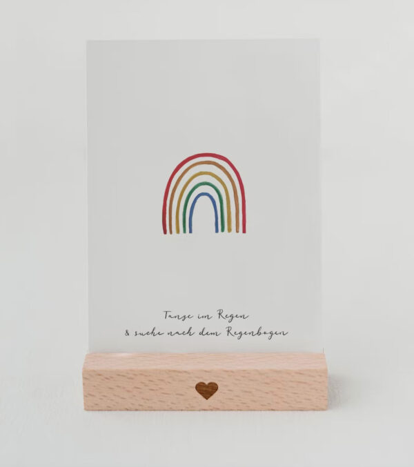 Greeting Card A6, Rainbow - Image 3