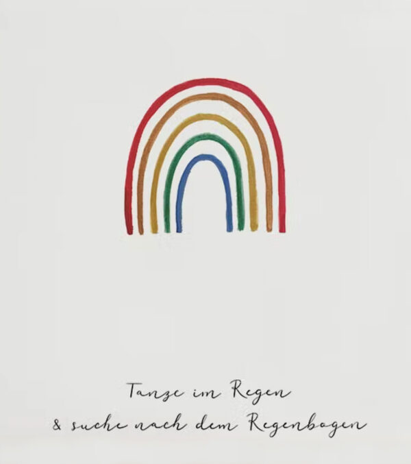 Greeting Card A6, Rainbow - Image 2