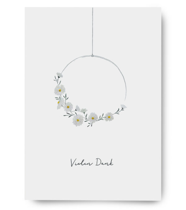 Greeting Card A6, Thank you