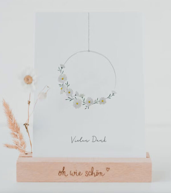 Greeting Card A6, Thank you - Image 3