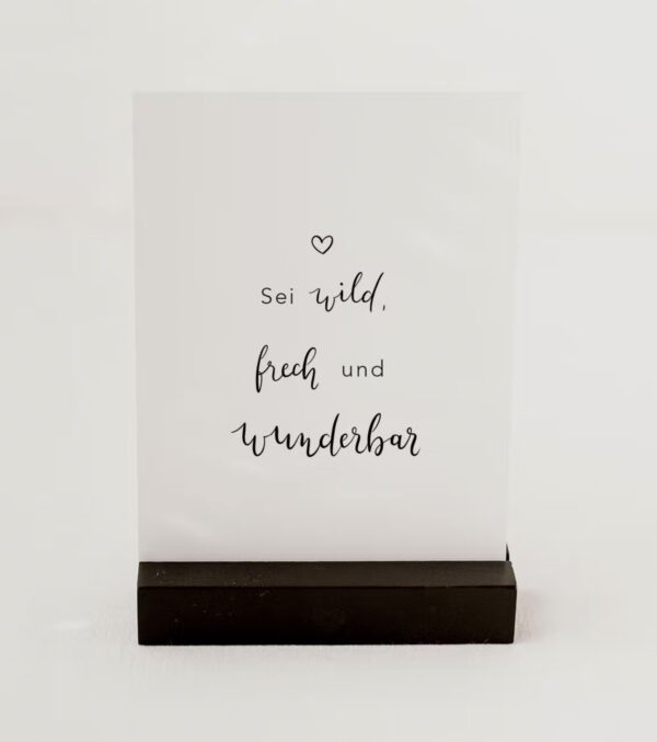 Greeting Card A6, Wildly cheeky and wonderful - Image 3