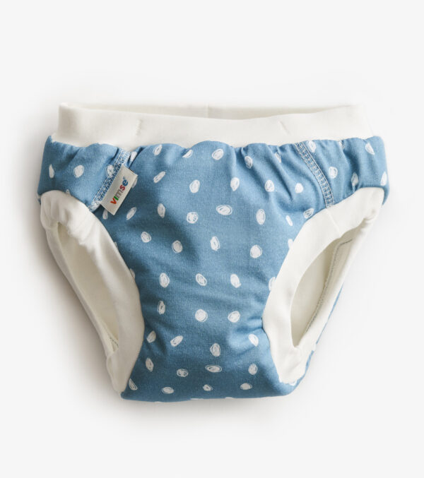 2-pack Potty Training Pants, Blue Dots - White Teddy - Image 2