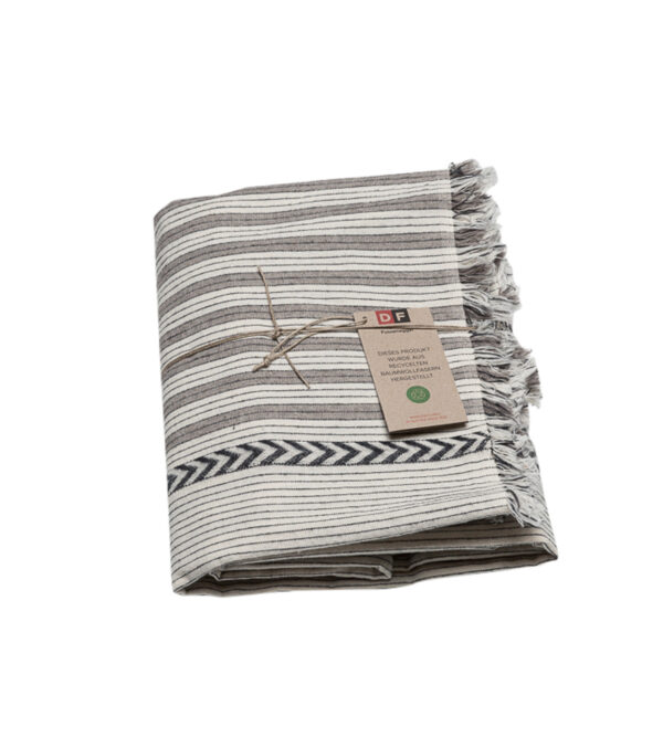 Summer towel Stripes anthracite - Image 5