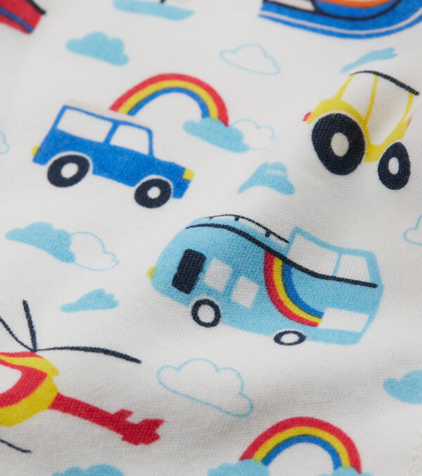 Cute Baby Romper suit with Vehicles - Image 2