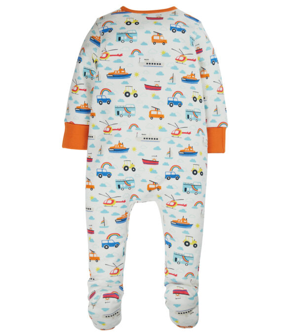 Cute Baby Romper suit with Vehicles - Image 3
