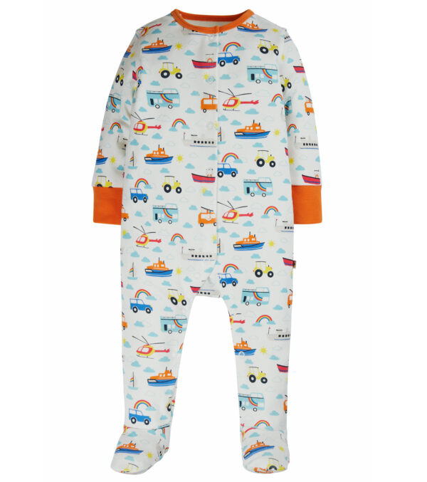 Cute Baby Romper suit with Vehicles