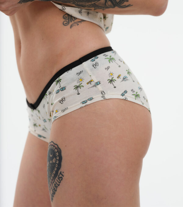 Ladies Hipsters 2-pack Aloha - Image 2
