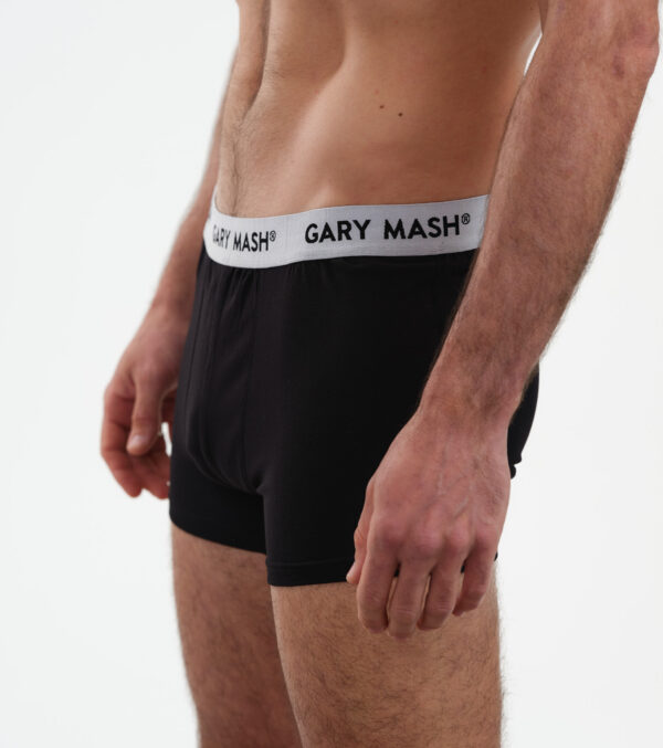 Bio Herren Boxerpanties schwarz – Bild 2